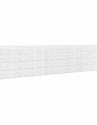 vidaXL Gabión s drôtom 5 mm a sieťou 10x10 cm 1000x10x200 cm