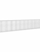 vidaXL Gabión s drôtom 5 mm a sieťou 10x10 cm 1150x100x200 cm
