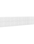 vidaXL Gabión s drôtom 5 mm a sieťou 10x10 cm 1150x10x200 cm