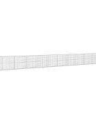 vidaXL Gabión s drôtom 5 mm a sieťou 10x10 cm 1200x30x100 cm