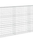 vidaXL Gabión s drôtom 5 mm a sieťou 10x10 cm 250x30x150 cm