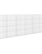 vidaXL Gabión s drôtom 5 mm a sieťou 10x10 cm 600x30x200 cm