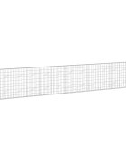 vidaXL Gabión s drôtom 5 mm a sieťou 10x10 cm 650x10x100 cm