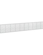 vidaXL Gabión s drôtom 5 mm a sieťou 5x10 cm 1200x30x150 cm