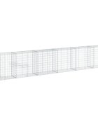 vidaXL Gabiónový kôš s krytom 600x50x100 cm pozinkované železo