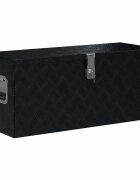 vidaXL Hliníkový box 80x30x35 cm čierny