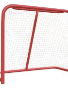 vidaXL Hokejová bránka červeno-biela 183x71x122 cm polyester
