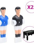 vidaXL Hráči na stolný futbal na 127 mm tyč 22 ks