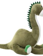 vidaXL Hračka dinosaurus Brontosaurus zelený plyšový