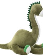vidaXL Hračka dinosaurus Brontsaurus zelený plyšový