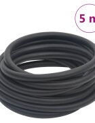 vidaXL Hybridná vzduchová hadica čierna 06" 5 m guma a PVC
