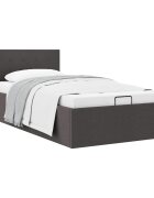 vidaXL Hydraulický posteľný rám+úložný priestor látka 100x200 cm