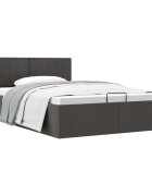 vidaXL Hydraulický posteľný rám+úložný priestor látka 140x200 cm
