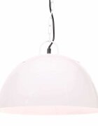vidaXL Industriálna vintage závesná lampa 25 W biela 41 cm E27