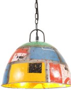 vidaXL Industriálna vintage závesná lampa 25 W farebná 31 cm E27
