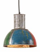 vidaXL Industriálna závesná lampa 25 W viacfarebná okrúhla 285 cm E27