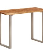 vidaXL Jedálenský stôl 110x50x76 cm masívne akáciové drevo