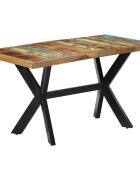 vidaXL Jedálenský stôl 140x70x75 cm recyklovaný masív