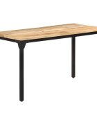 vidaXL Jedálenský stôl 140x70x76 surové mangové drevo