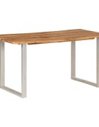 vidaXL Jedálenský stôl 154x80x76 cm masívne akáciové drevo