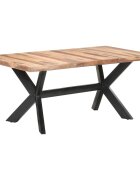 vidaXL Jedálenský stôl 180x90x75 cm drevený masív s medovým náterom