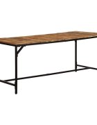 vidaXL Jedálenský stôl 180x90x75 cm masívne surové mangovníkové drevo
