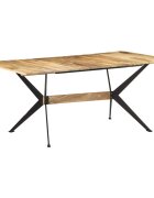vidaXL Jedálenský stôl 180x90x76 cm mangovníkový masív