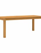 vidaXL Jedálenský stôl 200 x 100 x 75 cm Masívne dubové drevo Prírodná