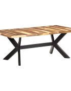 vidaXL Jedálenský stôl 200x100x75 cm drevený masív s medovým náterom
