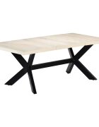 vidaXL Jedálenský stôl 200x100x75 cm masívne mangovníkové drevo