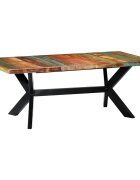 vidaXL Jedálenský stôl 200x100x75 cm recyklovaný masív