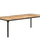 vidaXL Jedálenský stôl 220x100x76 cm surové mangovníkové drevo
