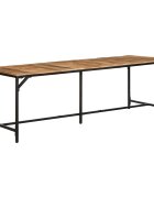 vidaXL Jedálenský stôl 220x90x75 cm surový mangovníkový masív