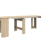 vidaXL Jedálenský stôl 240 x 85 x 75 cm Kompozitné drevo Dub sonoma