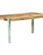 vidaXL Jedálenský stôl recyklovaný masív 160x80x76 cm