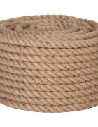 vidaXL Jutové lano 25 m dlhé 30 mm hrubé