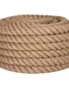 vidaXL Jutové lano 5 m dlhé 50 mm hrubé