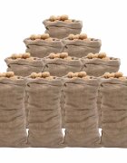 vidaXL Jutové vrecia 10 ks 65x135 cm 100 % juta 220 gsm