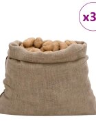 vidaXL Jutové vrecia 30 ks 100x110 cm 100 % juta 220 gsm