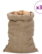 vidaXL Jutové vrecia 30 ks 60x105 cm 100 % juta 340 gsm