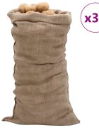 vidaXL Jutové vrecia 30 ks 65x135 cm 100 % juta 220 gsm