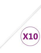 vidaXL Káblové rozvody Ø25 mm 10 m PVC