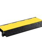 vidaXL Káblový gumený prejazd 3-kanálový 93 cm