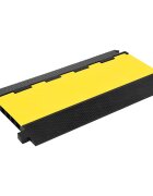 vidaXL Káblový gumený prejazd 5 kanálový 90 cm