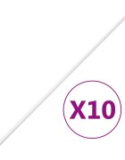 vidaXL Káblový rozvod 20x10 mm 10 m PVC