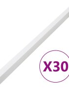 vidaXL Káblový rozvod 40x25 mm 30 m PVC