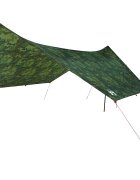 vidaXL Kempingová plachta maskáčová 462x306x211 cm vodotesná