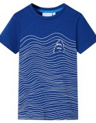 vidaXL Kids'T-shirt Dark Blue 92 Blue 128