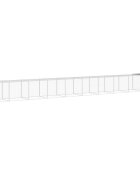 vidaXL Klietka pre kurčatá strecha bledosivá 1003x98x90 cm poz. oceľ