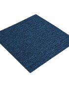 vidaXL Kobercová dlaždica Modrá 50 x 50 cm 4 ks PP a Bitúmen